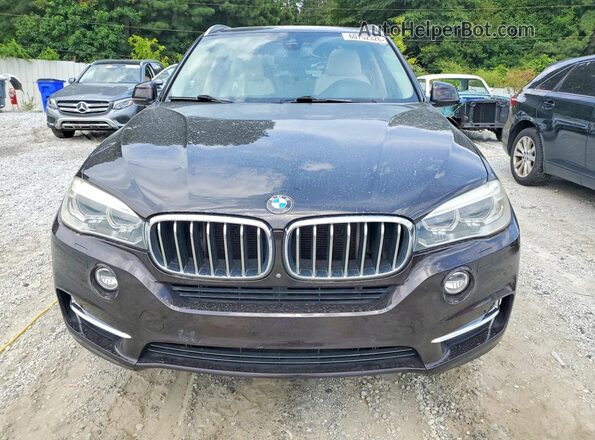 5UXKR0C58G0P25540 2016 BMW X5 Black Հետևի տեսք
