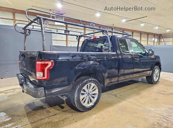 1FTEX1EP4HFA22976 2017 FORD F150 Черный Передняя правая четверть