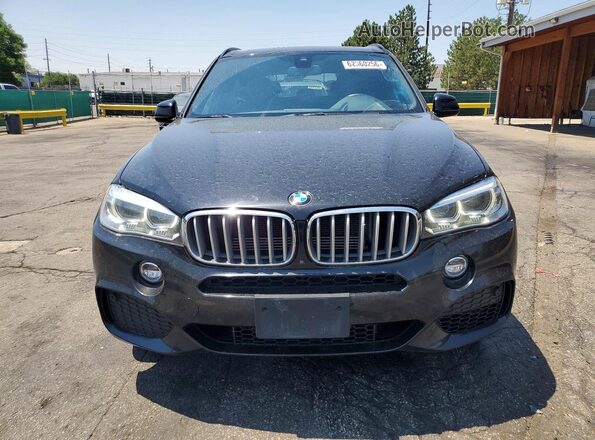 5UXKT0C59J0W00068 2018 BMW X5 Black Rear view