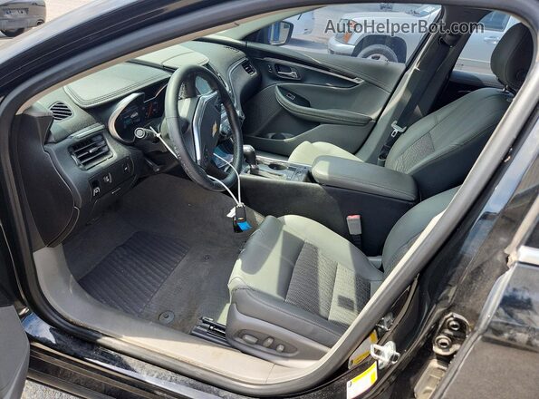 2G1105S35J9178205 2018 CHEVROLET IMPALA Black Dashboard view