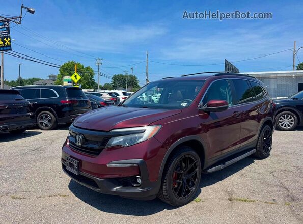 5FNYF6H21NB005209 2022 HONDA PILOT Бордовый Задняя правая четверть
