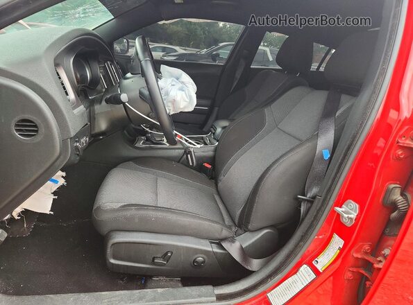 2C3CDXBG3NH258718 2022 DODGE CHARGER Red Dashboard view
