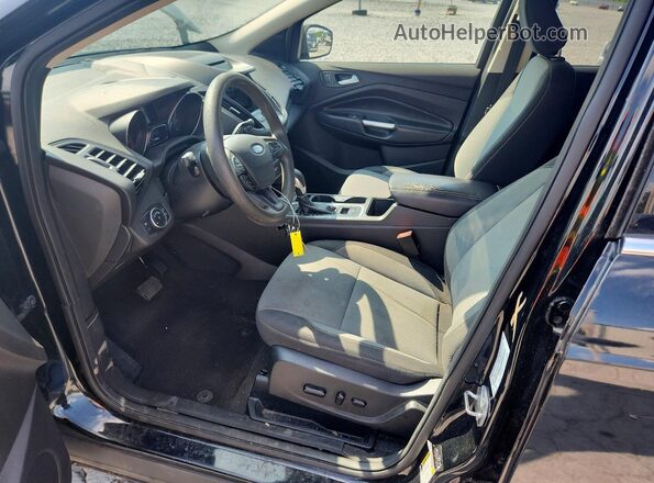 1FMCU9GD8JUD58046 2018 FORD ESCAPE Black წინა პანელის ხედი