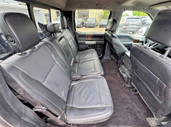 1FTEW1EF0HFA91903 2017 FORD F150 Black წინა სალონის ხედი