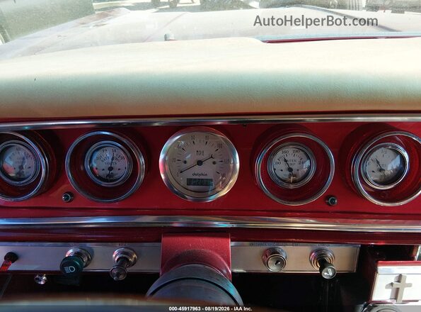 166675F171117     1970 CHEVROLET IMPALA Красный Вид задних сидений