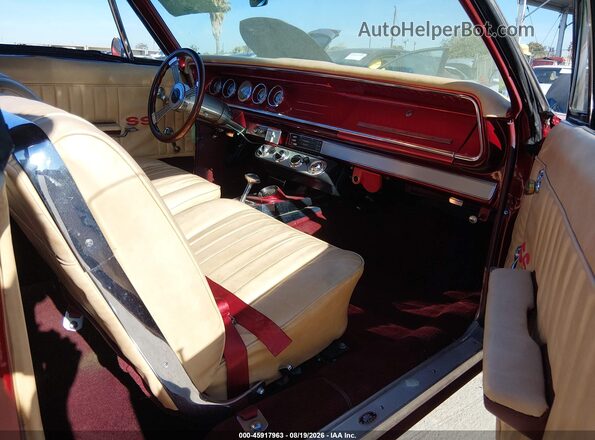 166675F171117     1970 CHEVROLET IMPALA Красный Вид салона спереди
