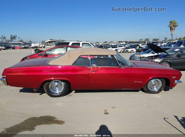 166675F171117     1970 CHEVROLET IMPALA Красный Вид задней части салона