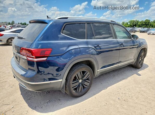 1V2ER2CAXKC519410 2019 VOLKSWAGEN ATLAS Blue Delantero derecho