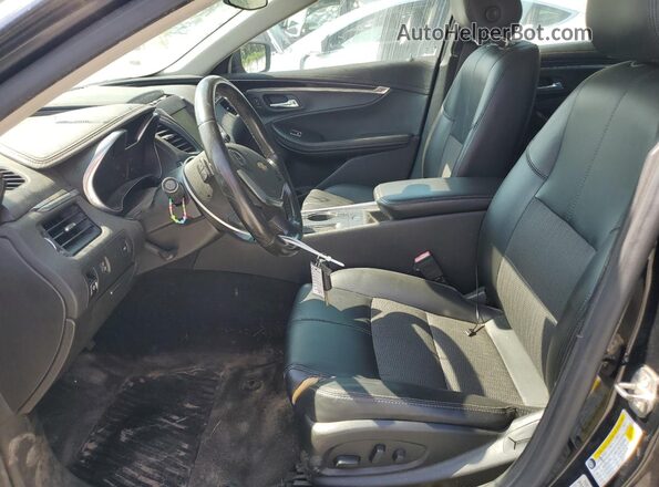 1G1105S37HU187484 2017 CHEVROLET IMPALA Черный Вид панели приборов