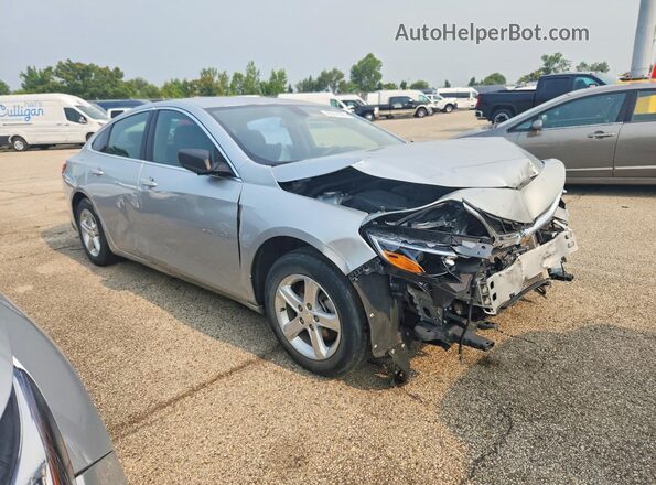 1G1ZC5ST6NF166507 2022 CHEVROLET MALIBU Silver Front view