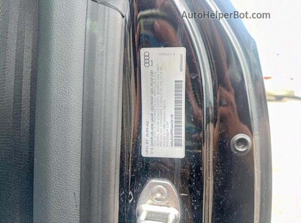 WAUD2AFR5GA039126 2016 AUDI A5 Black Rear interior view