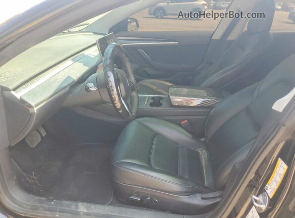 5YJ3E1EA2NF187191 2022 TESLA MODEL Черный Вид панели приборов