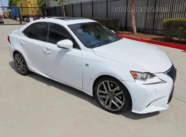 JTHBA1D28G5038420 2016 LEXUS IS White Задня ліва чверть