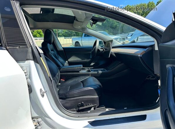 5YJ3E1EA9MF857852 2021 TESLA MODEL Белый Вид сзади