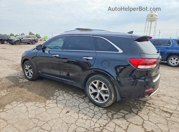 5XYPKDA57JG406511 2018 KIA SORENTO Черный Задняя правая четверть