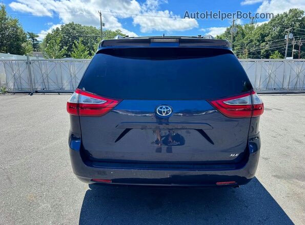 5TDYZ3DC4JS950391 2018 TOYOTA SIENNA Blue Widok z tyłu
