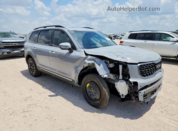5XYP5DGC7PG369451 2023 KIA TELLURIDE Gray Vista frontal