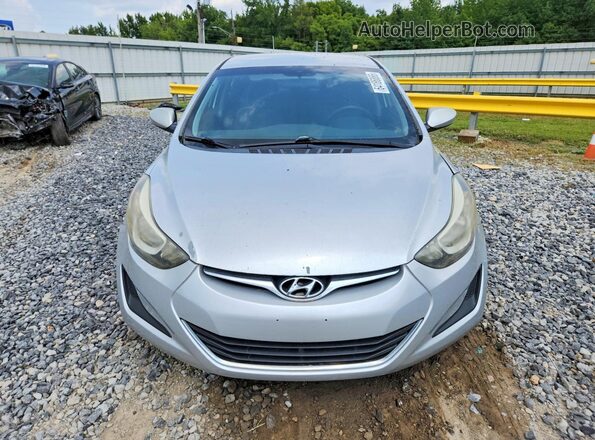 5NPDH4AE3GH709689 2016 HYUNDAI ELANTRA Серебряный Вид сзади