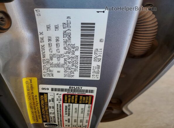 5TFUW5F18GX514340 2016 TOYOTA TUNDRA Silver Вид наклейки з VIN-кодом