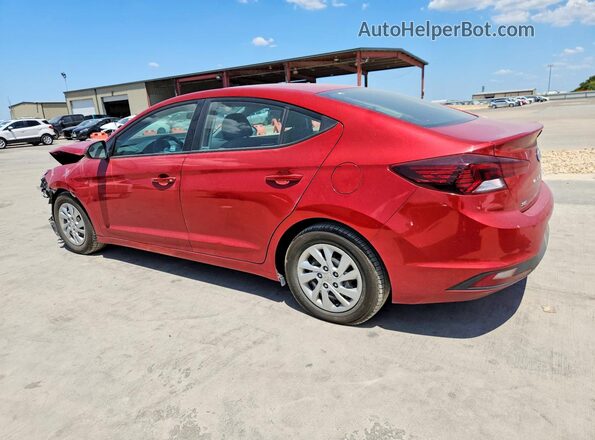 5NPD74LF7KH489264 2019 HYUNDAI ELANTRA Maroon Հետևի աջ