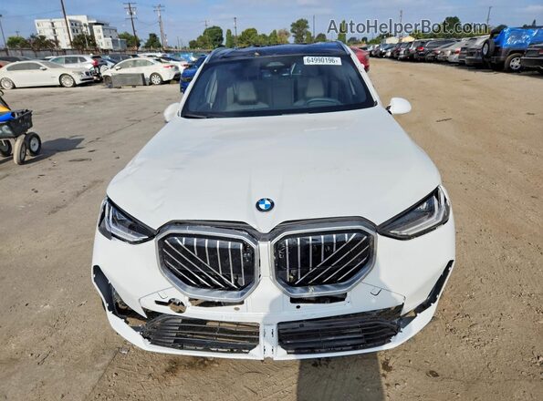 5UX53GP04T9241490 2026 BMW X3 White უკანა ხედი