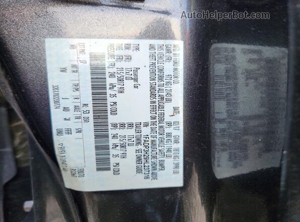 1FADP3H29HL237316 2017 FORD FOCUS Gray Вид наклейки з VIN-кодом