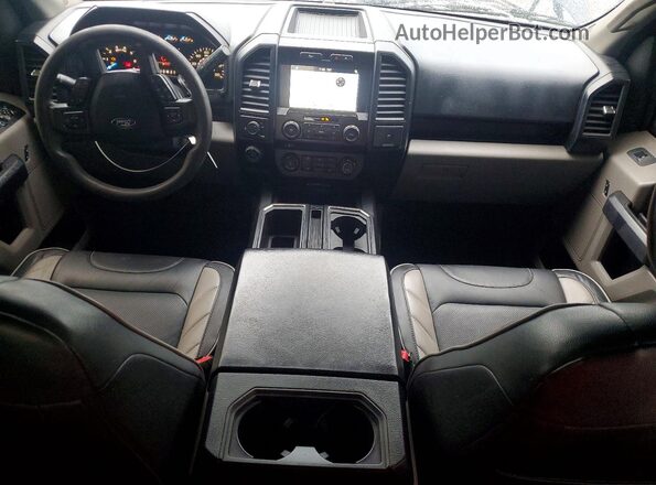 1FTEW1CP1HFA41894 2017 FORD F150 Black Widok zestawu wskaźników