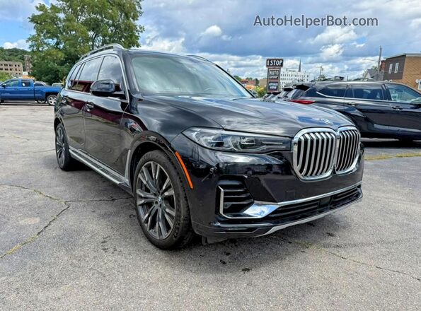 5UXCX4C59KLS36573 2019 BMW X7 Black Դիմացի տեսք