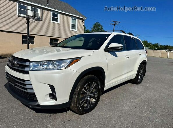 5TDBZRFH3JS891836 2018 TOYOTA HIGHLANDER White Tył lewy