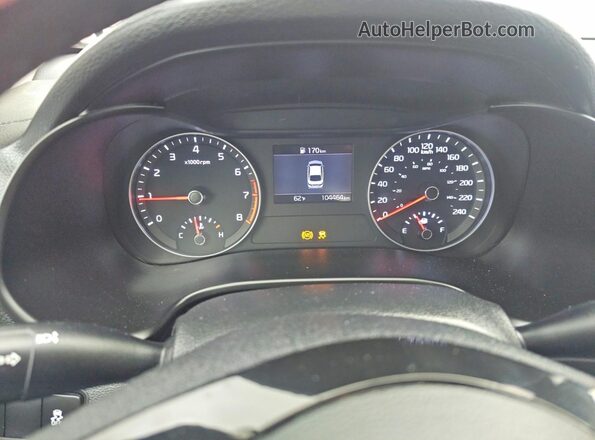 3KPF24AD4LE182455 2020 KIA FORTE Серый Вид щитка приборов