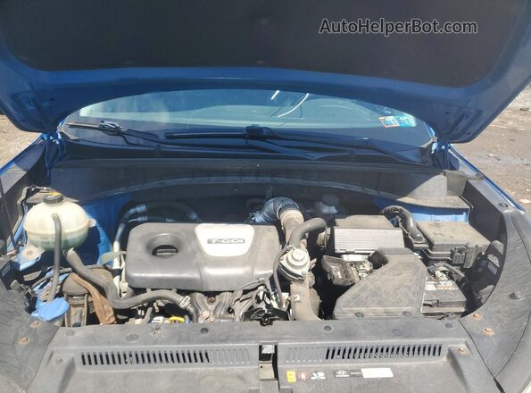 KM8J3CA22HU302905 2017 HYUNDAI TUCSON Blue Widok komory silnika