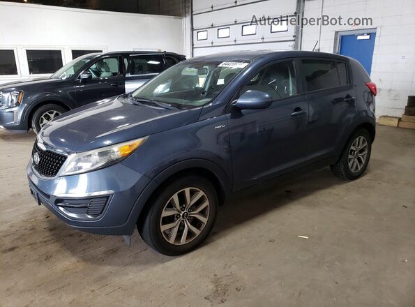 KNDPBCAC2G7810640 2016 KIA SPORTAGE Blue Trasero izquierdo