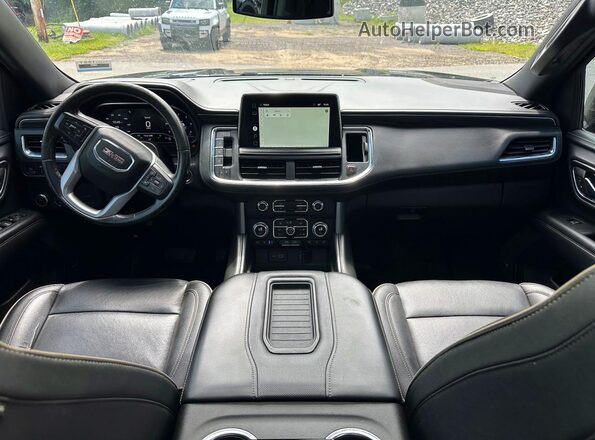 1GKS1GKDXNR157170 2022 GMC YUKON Black Widok deski rozdzielczej
