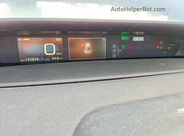 JTDKBRFU5J3591783 2018 TOYOTA PRIUS Silver Rear seats view