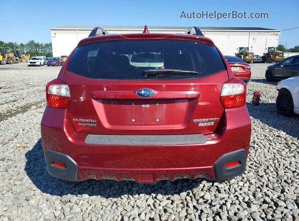 JF2GPADC1GH216103 2016 SUBARU CROSSTREK Бордовый Вид салона спереди