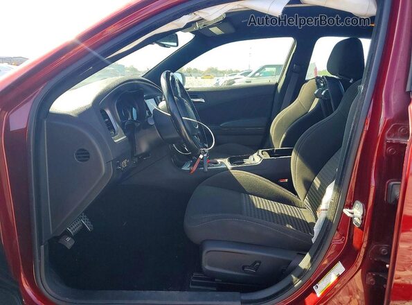 2C3CDXHG9NH224872 2022 DODGE CHARGER Burgundy Dashboard view