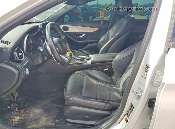 55SWF6EB2JU274470 2018 MERCEDES-BENZ C Silver Vista del salpicadero
