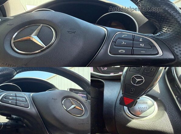 55SWF4KB7HU192124 2017 MERCEDES-BENZ C-CLASS Blue ძრავის განყოფილების ხედი