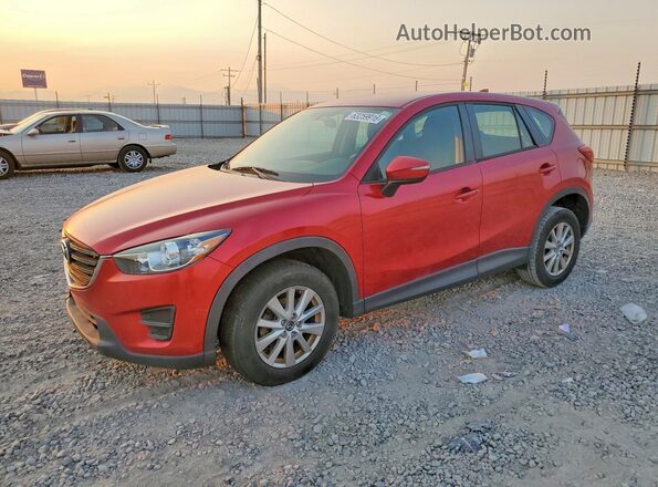 JM3KE4BY9G0798021 2016 MAZDA CX-5 Red უკანა მარცხენა