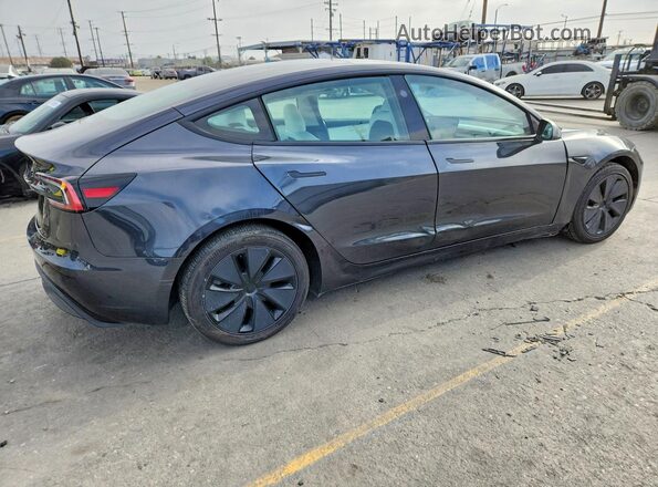 5YJ3E1EA5RF869231 2024 TESLA MODEL Угольный Передняя правая четверть