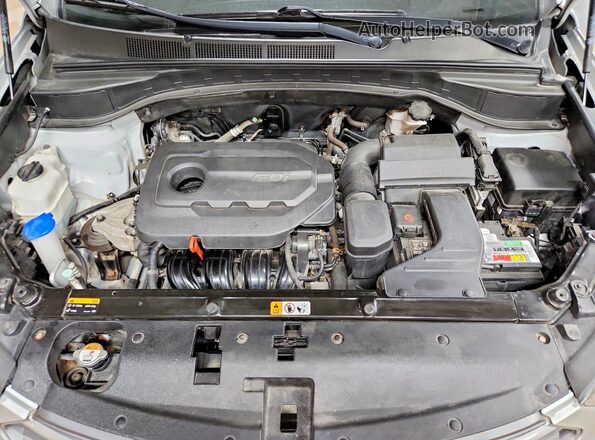 5XYZUDLB8HG490788 2017 HYUNDAI SANTA FE Серебряный Вид наклейки с VIN-кодом