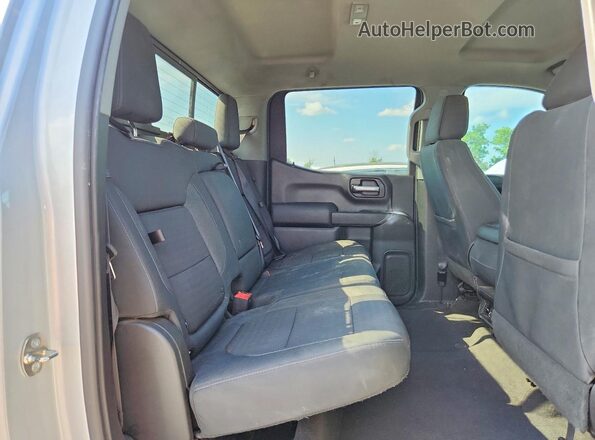 1GCPWCEK6KZ389394 2019 CHEVROLET SILVERADO Silver Rear interior view