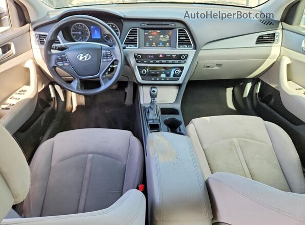5NPE24AF9GH301518 2016 HYUNDAI SONATA Серебряный Вид щитка приборов
