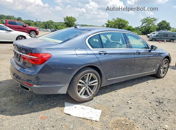 WBA7F2C57GG419641 2016 BMW 7 SERIES Blue Передня права чверть