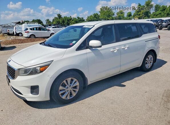 KNDMA5C11G6157401 2016 KIA SEDONA White Rear left