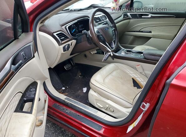 3FA6P0RU2HR118774 2017 FORD FUSION Maroon Սարքավորումների վահանակի տեսք