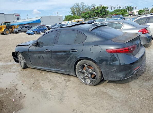 ZARFAECN2H7559683 2017 ALFA ROMEO GIULIA Black Rear right