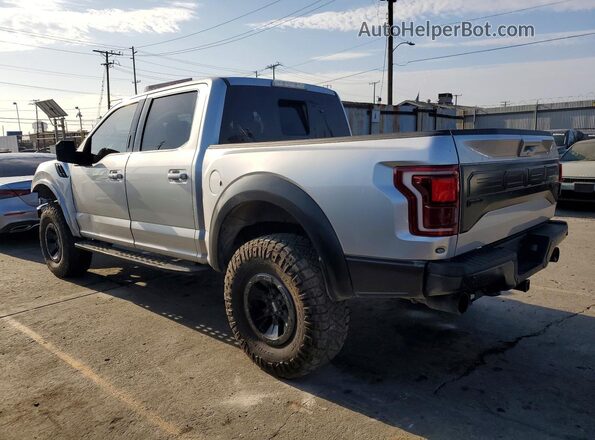 1FTFW1RG8HFC50397 2017 FORD F150 Silver Tył prawy