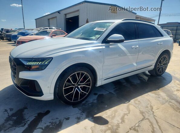 WA1FVAF14MD026496 2021 AUDI Q8 White Trasero izquierdo