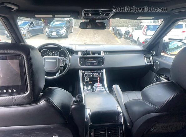 SALWR2KF3GA121731 2016 LAND ROVER RANGE Orange Rear seats view
